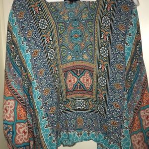 Feathers by Tolani kimono shirt